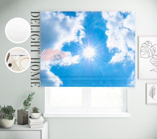 

Римская штора с фотопечатью 05-948 система Light I&H Джуси велюр 260*170 см