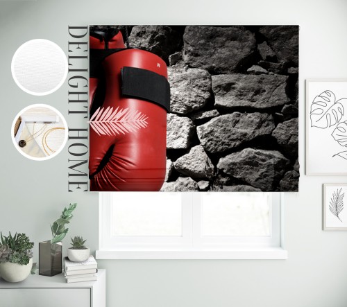 

Римская штора с фотопечатью 10-803 система Light I&H Джуси велюр 110*170 см