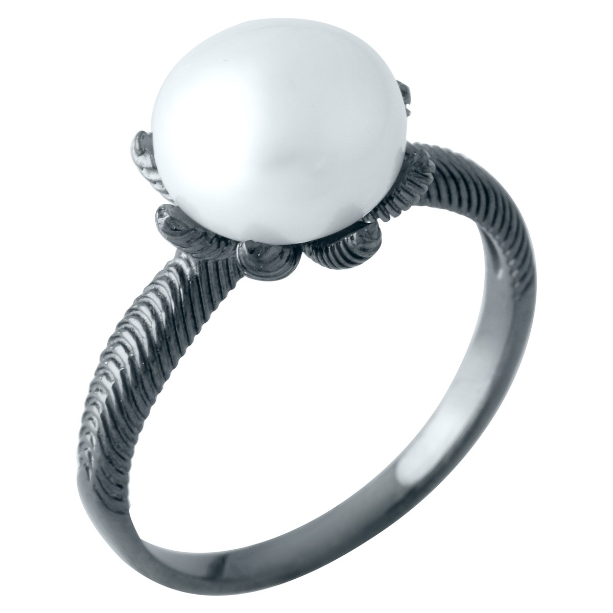 

Серебряное кольцо SilverLine с натуральным жемчугом 17 размер