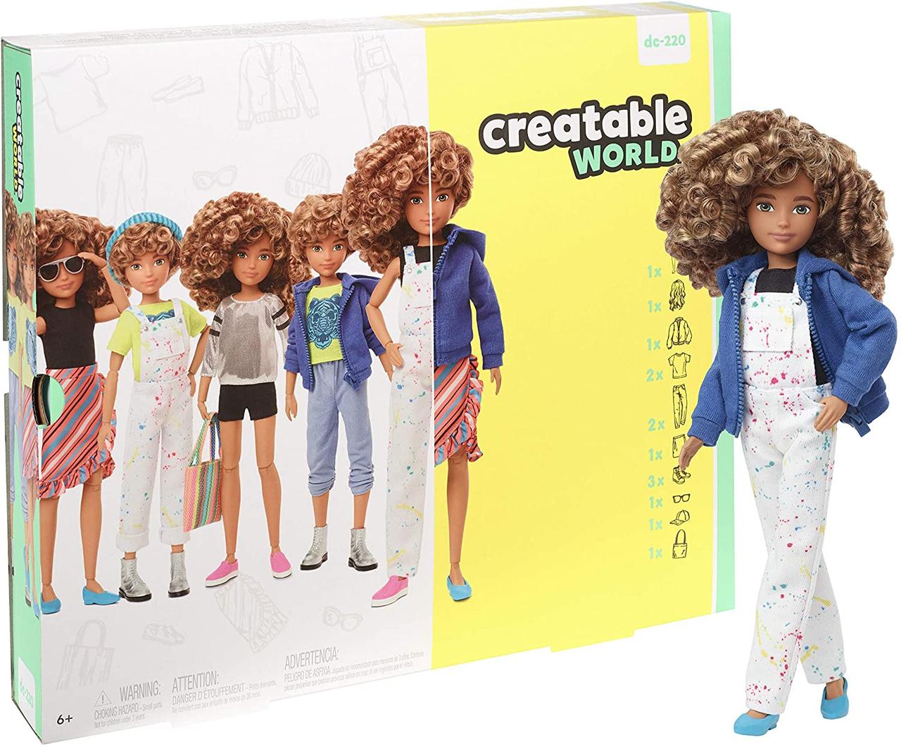 

Кукла Mattel Creatable World кучеряшка