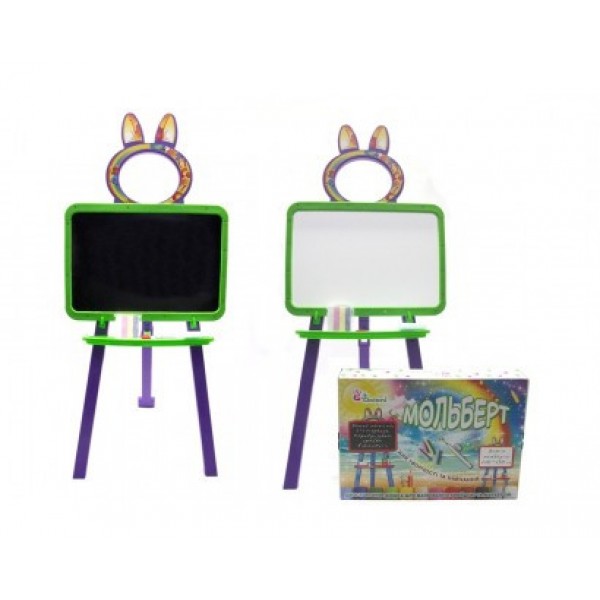 

Доска для рисования магнитная DOLONI TOYS салатово-фиолетовая 013777/6 137021