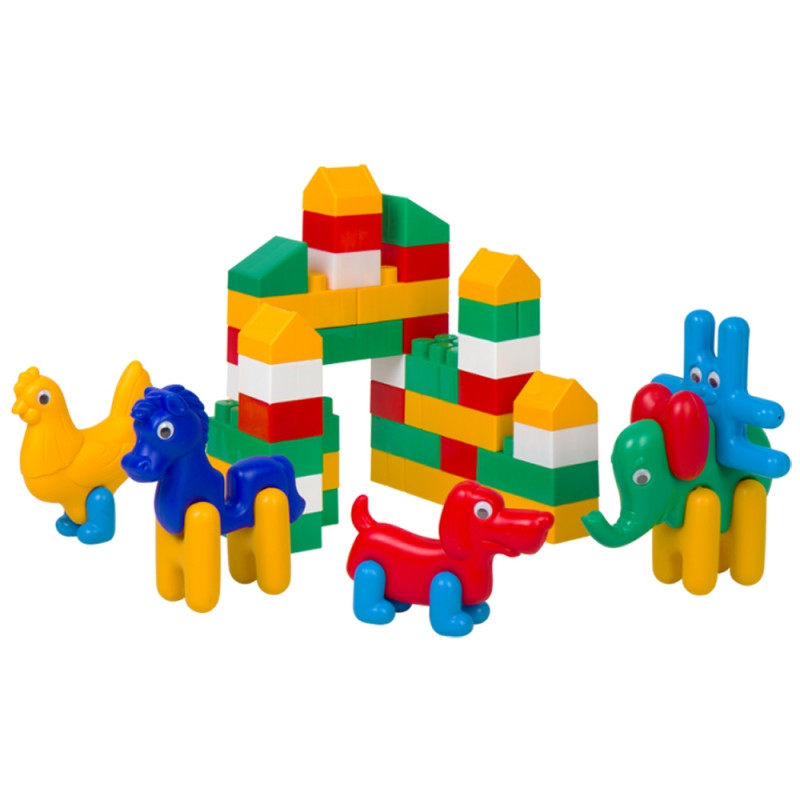 

Конструктор Colorplast "Зоо Блок" №4 59 деталей 1890 164396