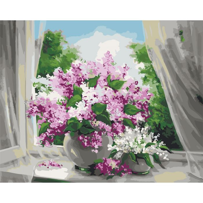 

Картина по номерам Идейка Букеты "На грани лета" 40*50см KHO2073 162875