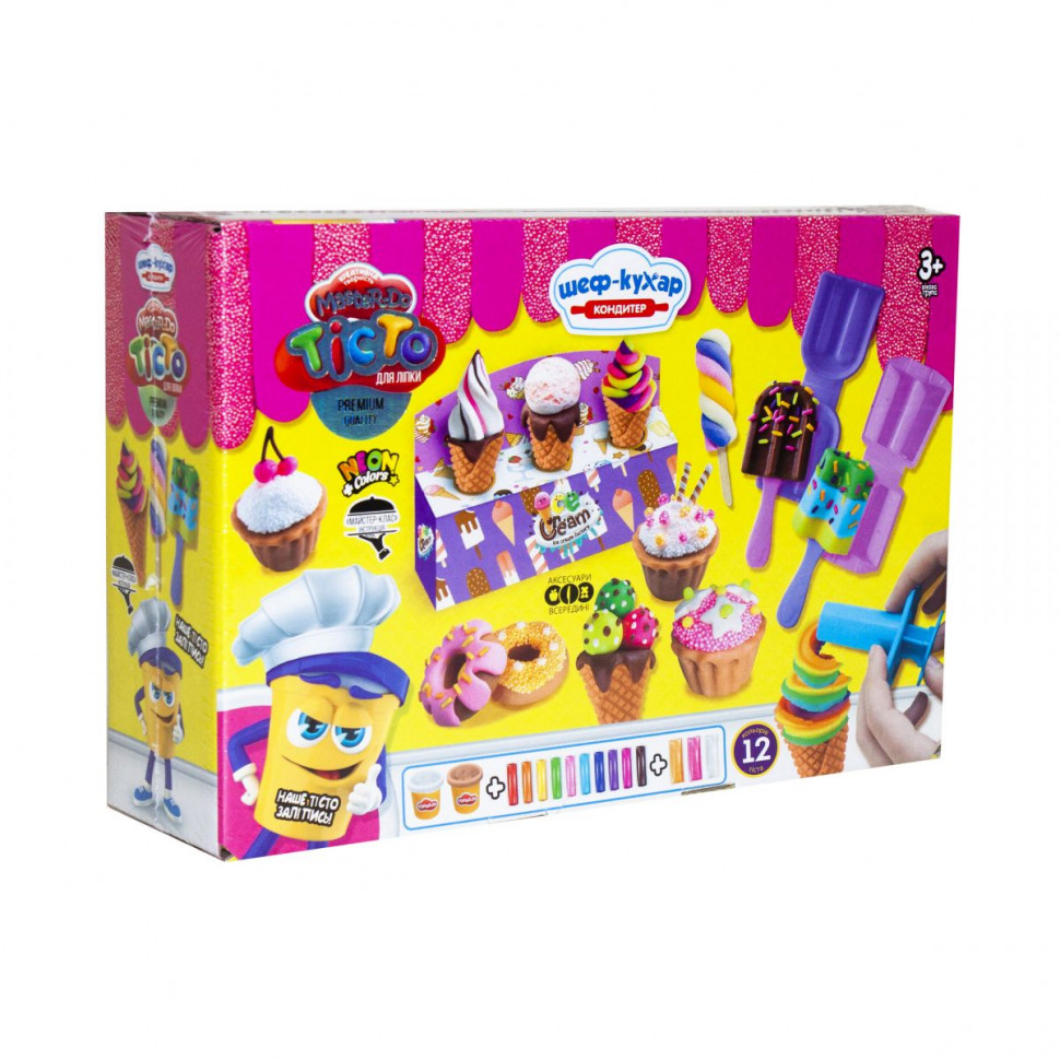

Тесто для лепки Danko Toys "Master Do" ШЕФ-ПОВАР TMD-10-03U 136701