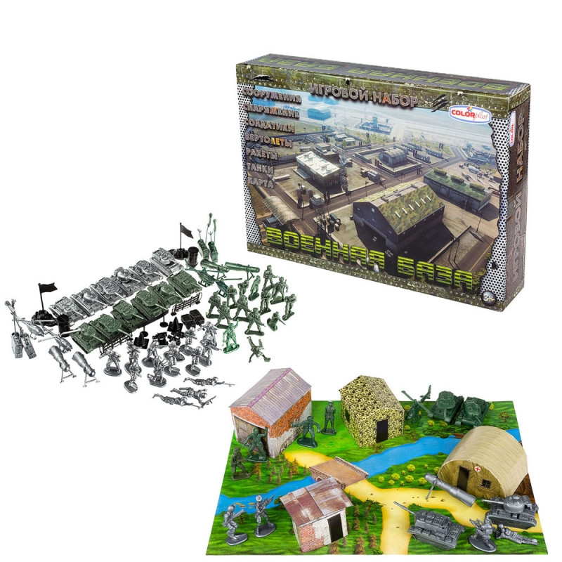 

Солдатики Colorplast "Военная база" 1-050 164415