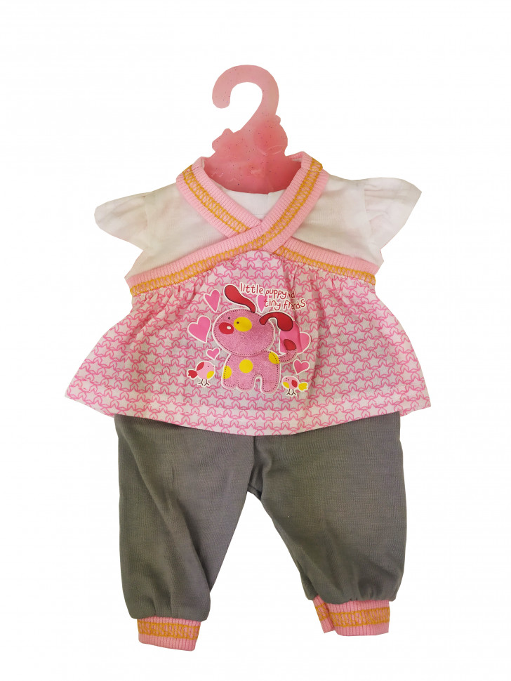 

Кукольный наряд WarmBaby Розовая собачка DBJ-445A-456 135556