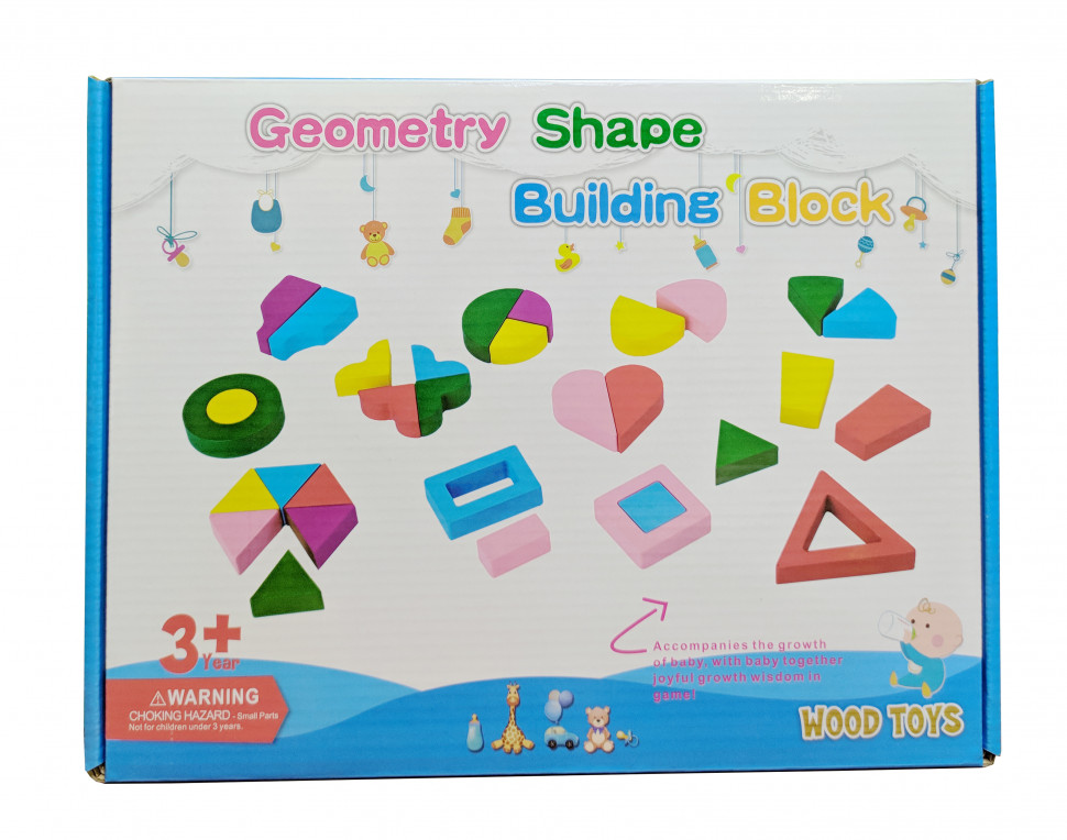 

Деревянная игрушка Wood Toys Геометрика MD 2329D 90036