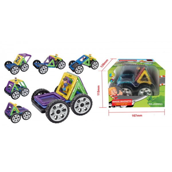 

Конструктор магнитный Vehicle MAGIC MAGNETIC JH8953A 89551