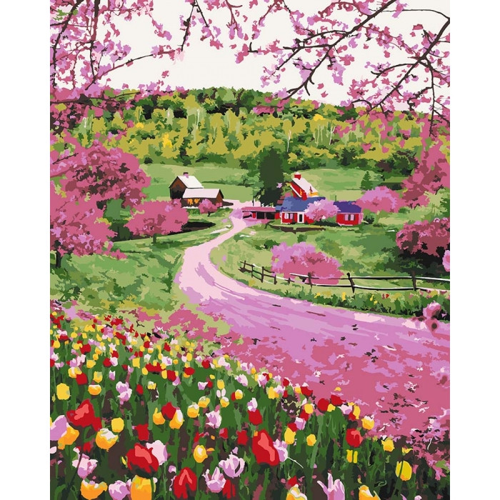 

Картина по номерам Идейка "Весеннее разноцветье" 40*50см. KHO2254 163253