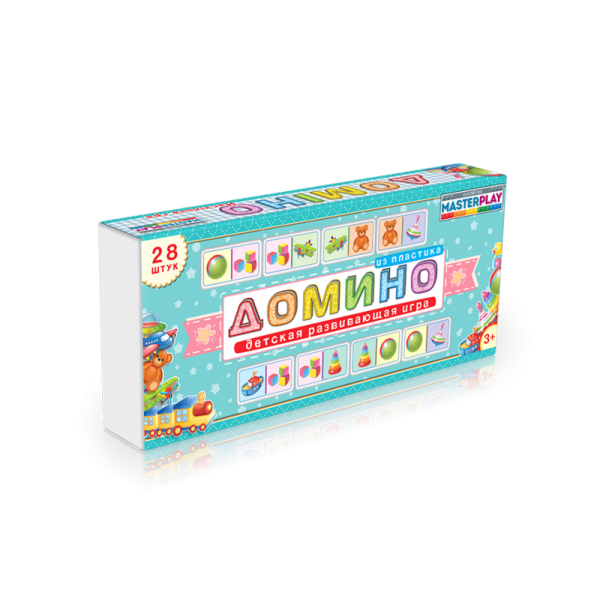 

Детская игра домино Colorplast "Предметы" 1-091 165034