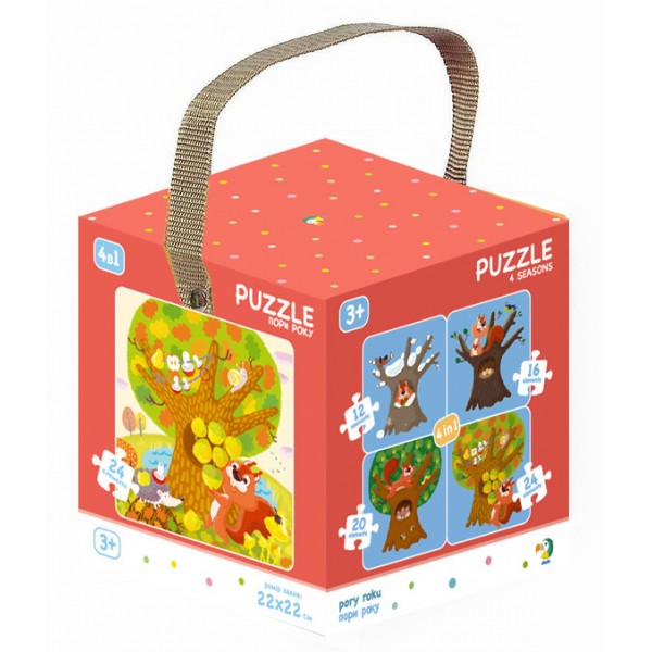 

Пазл DoDo Toys "Времена года" 4в1 300125 89064