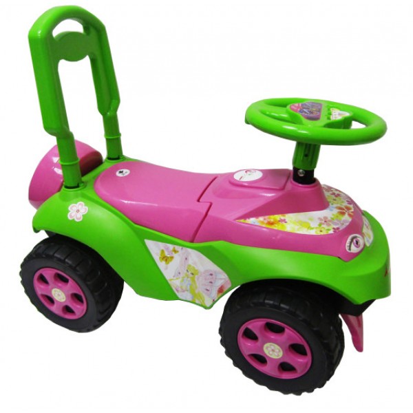 

Игрушка детская толокар DOLONI TOYS "Машинка" зеленый с розовым 0141/08 164237