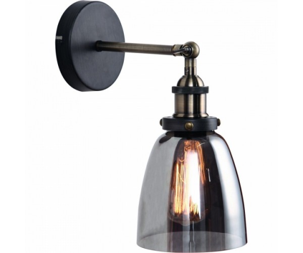 

БРА SMOKE GLASS CLOCHE WALL LAMP