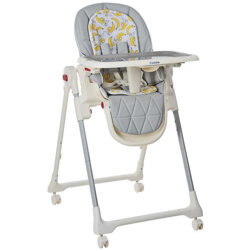 

Стільчик для годування ME 1037 CRYSTAL Banana Gray