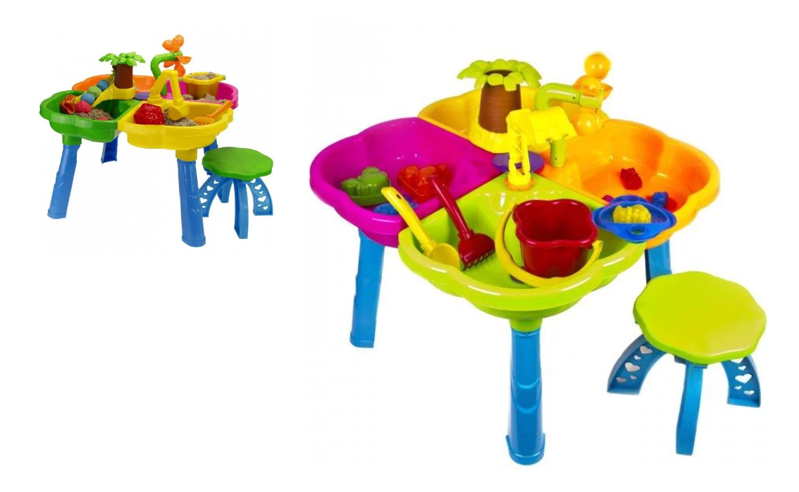 

Игровой столик песочница для игр с водой и песком для детей Happy Toys (01-121)