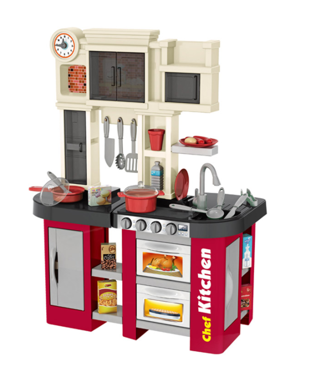 

Детская кухня игровая + световые и музыкальные эффекты kitchen Happy Toys (922-103)