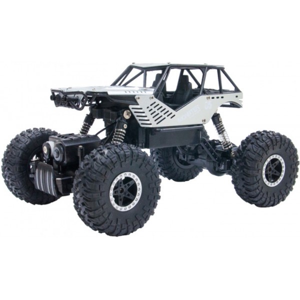 

Автомобиль OFF-ROAD CRAWLER на р/у – ROCK (серебристый, метал. корпус, 1:18)