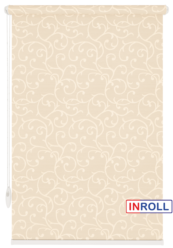 

Ролета тканевая INROLL Есо-Mini 130х165 см Akant Кремово-розовый 2070