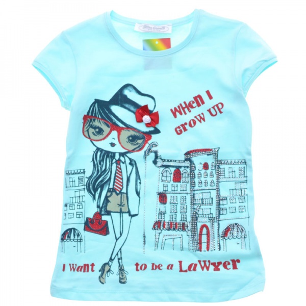 

Футболка Miss Lorelli 041-4074 122 см Бирюзовый