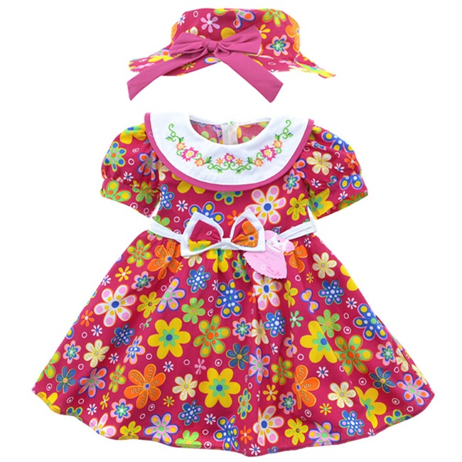 

Платье с шляпкой Kids Planet 514CF872 110 см Малиновый