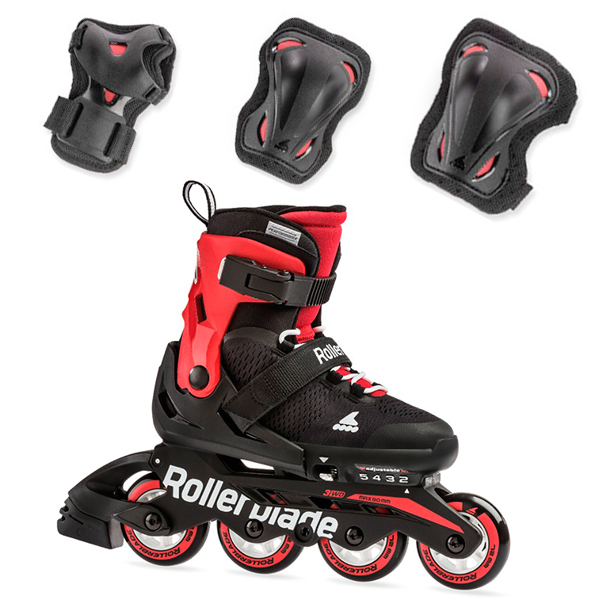 

Ролики ROLLERBLADE MICROBLADE COMBO (28-32) красный ( 5347 )