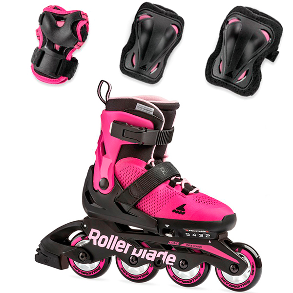 

Ролики ROLLERBLADE MICROBLADE COMBO G (33-36-5) розовый ( 4047 )