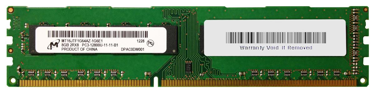 

Оперативная память MICRON DDR3 1600 8Gb C11 1.5v (MT16JTF1G64AZ-1G6E1)