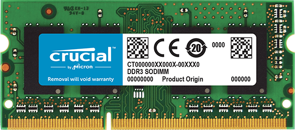 

Оперативная память Crucial DDR3 SO-DIMM 1600 8Gb C11 1.35v (CT102464BF160B)