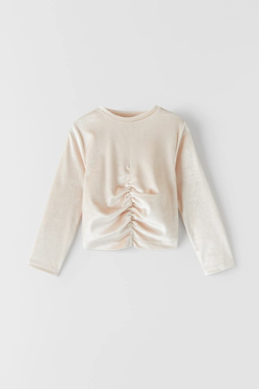 

Кофта топ для девочки 5818 ZARA 128 Молочный 43073