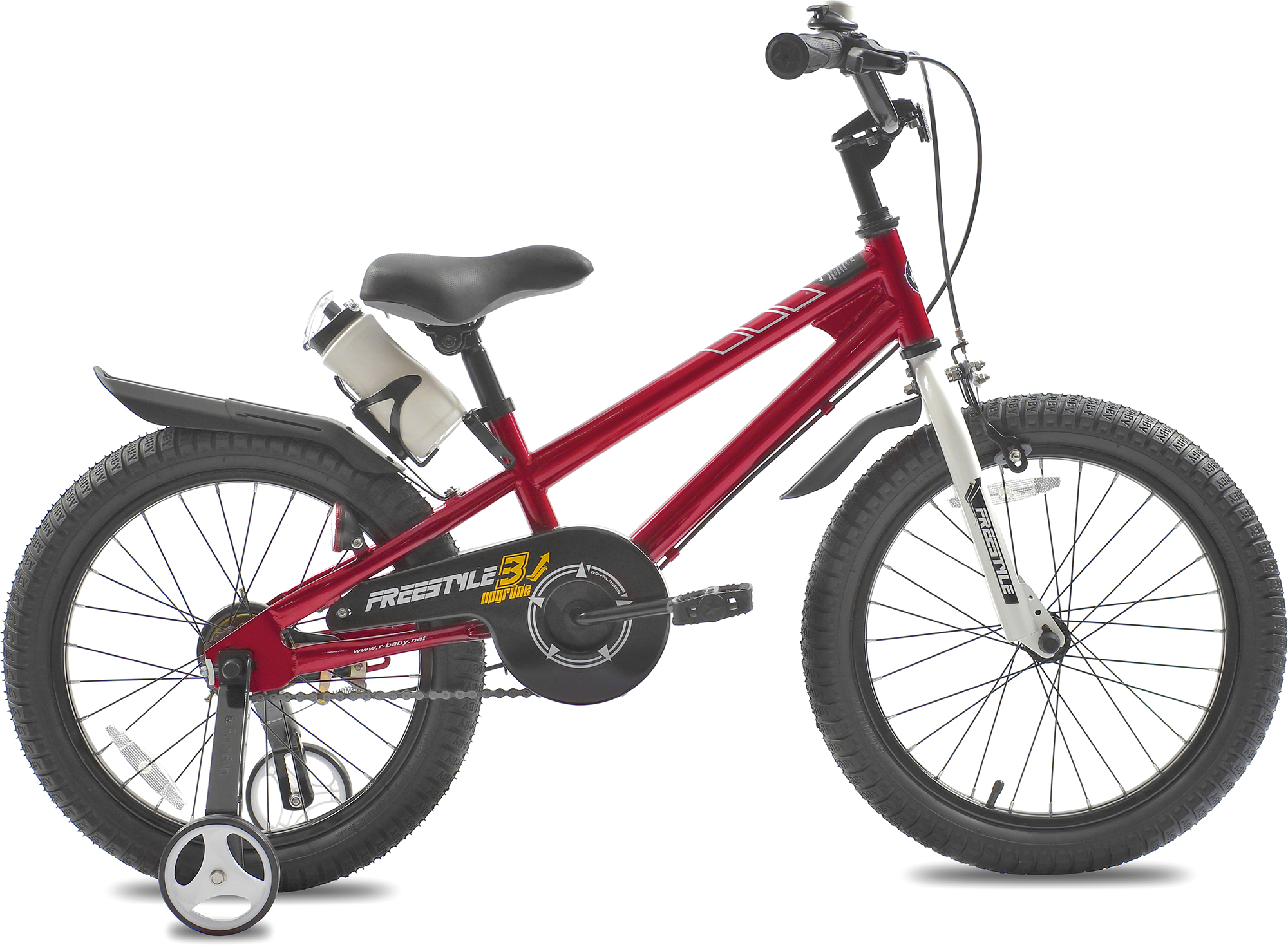 

Детский велосипед RoyalBaby Freestyle 18" 10" 2021 Красный (04243)
