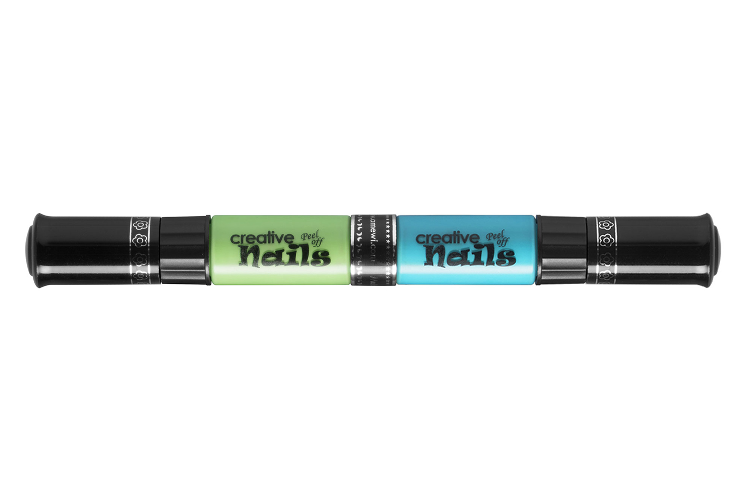 

Детский лак-карандаш для ногтей Malinos Creative Nails на водной основе (2 цвета Морской волны + Сочный голубой)