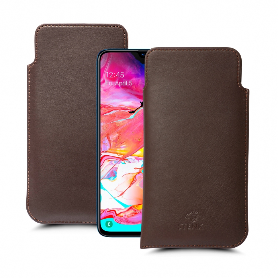 

Футляр Stenk Elegance для Samsung Galaxy A70 Коричневый