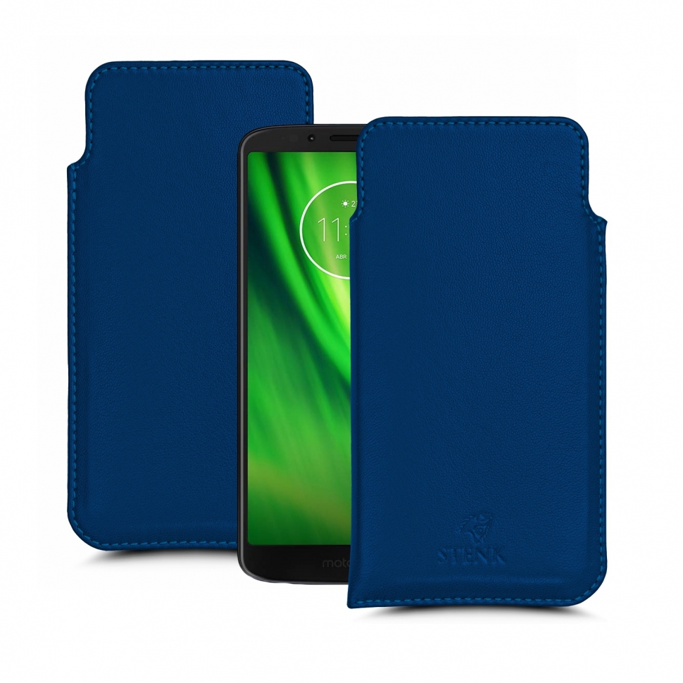 

Футляр Stenk Elegance для Motorola Moto G6 Play Синий