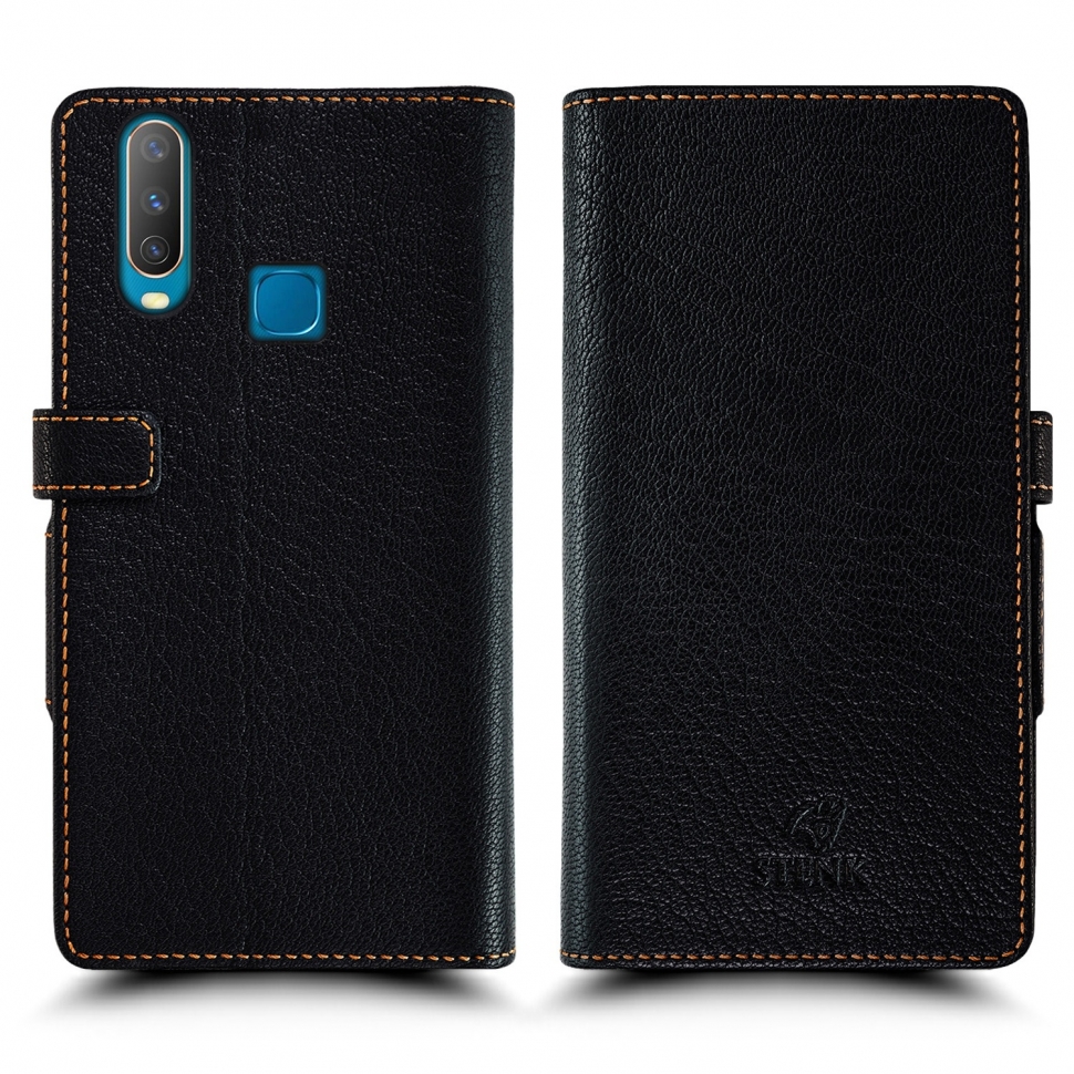 

Чехол книжка Stenk Wallet для Vivo Y17 Чёрный