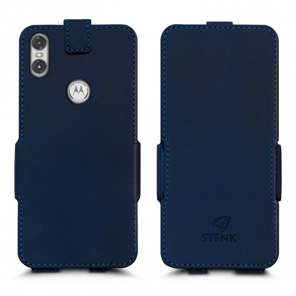 

Чехол флип Stenk Prime для Motorola One (XT1941-4) Синий