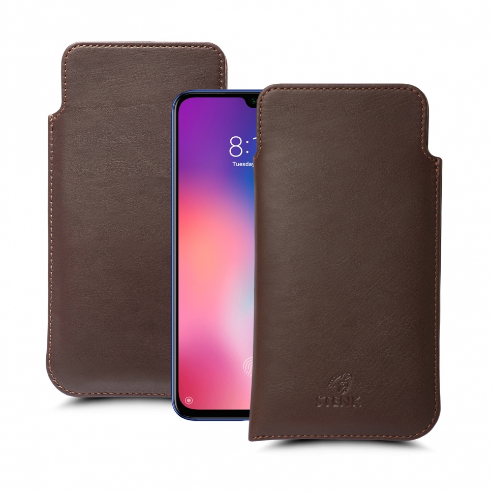 

Футляр Stenk Elegance для Xiaomi Mi 9 Коричневый