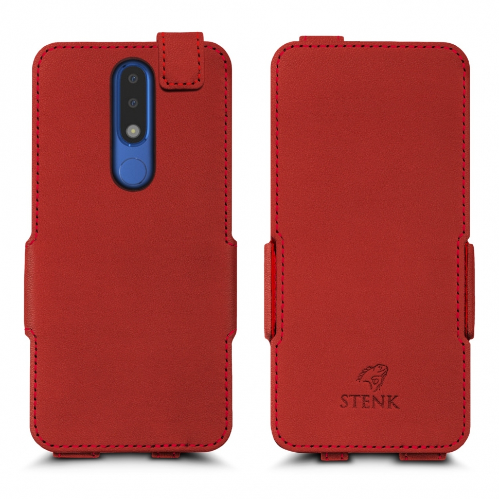 

Чехол флип Stenk Prime для Nokia 5.1 Plus Красный