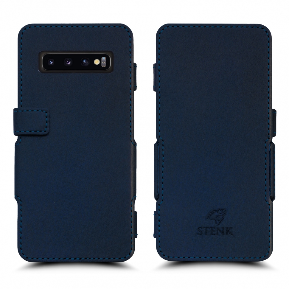 

Чехол книжка Stenk Prime для Samsung Galaxy S10 Plus Синий
