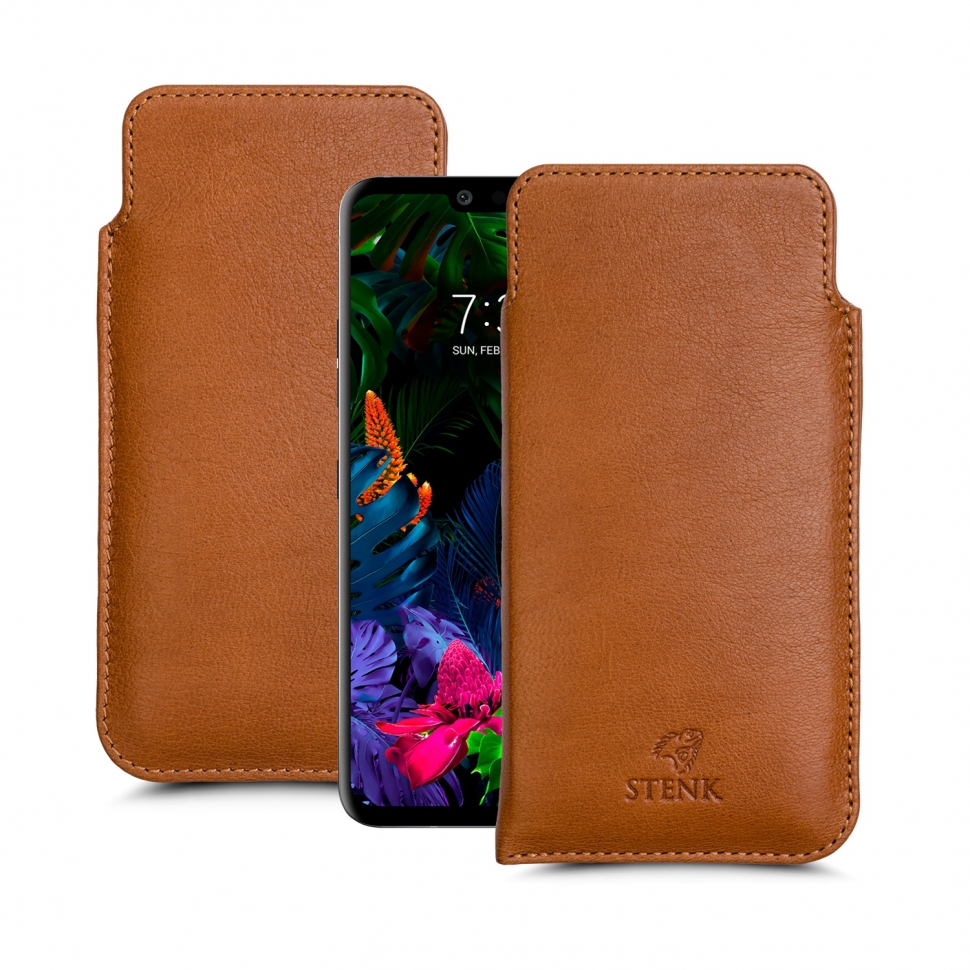 

Футляр Stenk Elegance для LG G8 ThinQ Camel