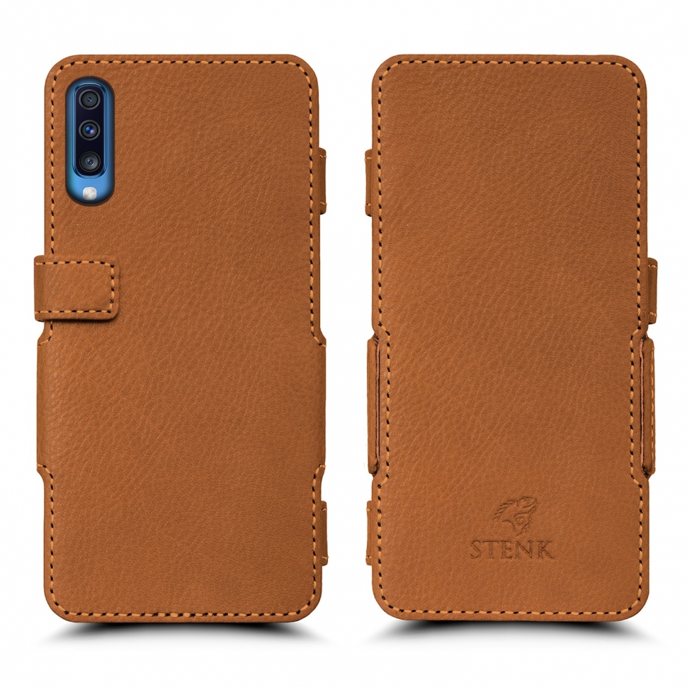 

Чехол книжка Stenk Prime для Samsung Galaxy A70 Camel
