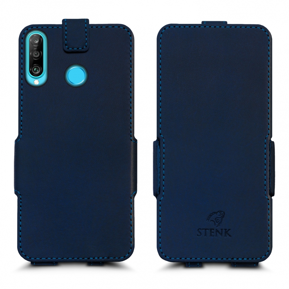 

Чехол флип Stenk Prime для Huawei P30 Lite Синий