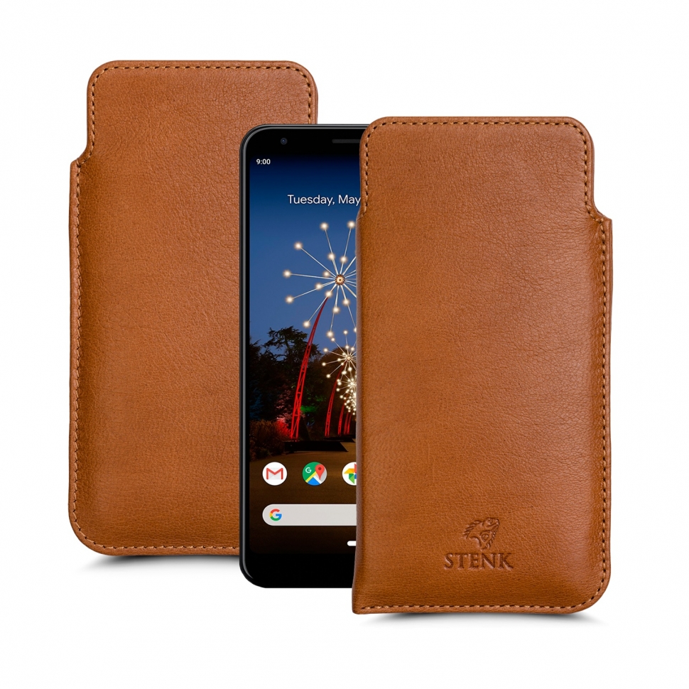 

Футляр Stenk Elegance для Google Pixel 3a Camel