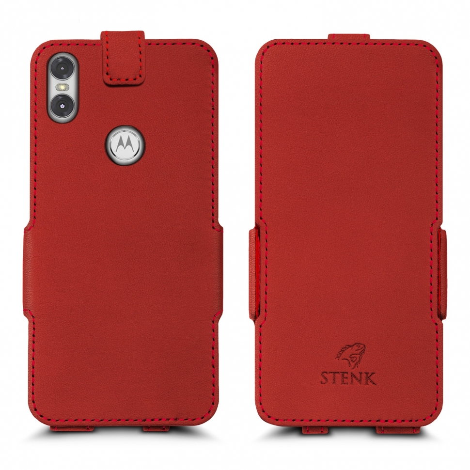 

Чехол флип Stenk Prime для Motorola One (XT1941-4) Красный