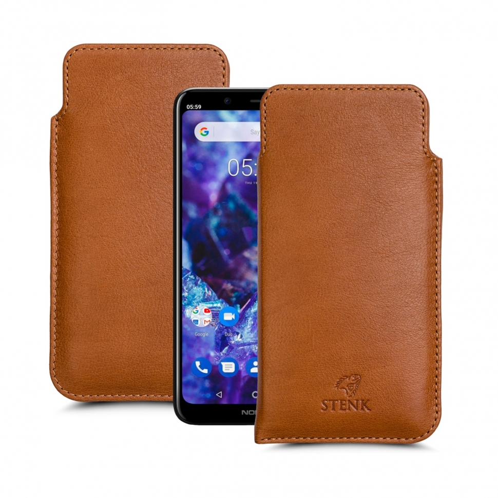 

Футляр Stenk Elegance для Nokia 5.1 Plus Camel