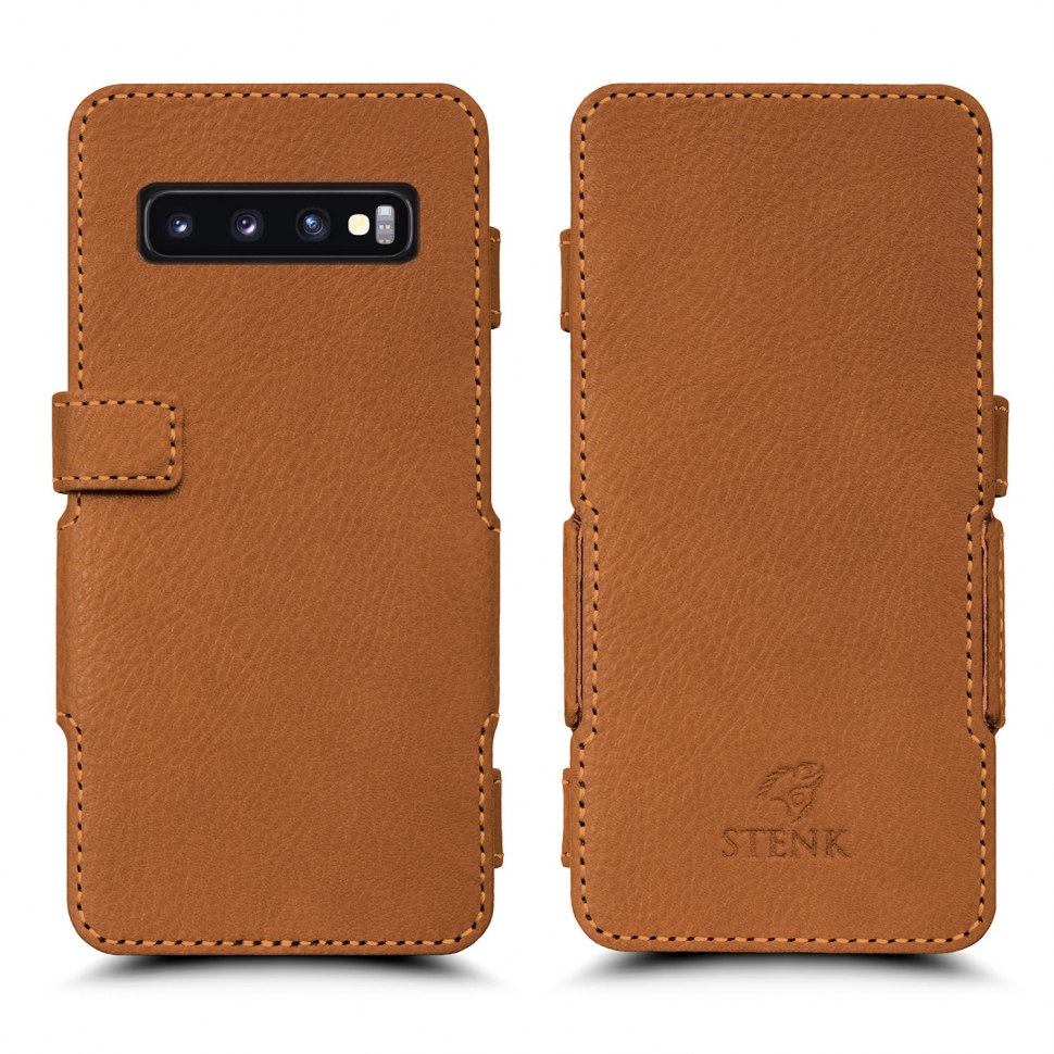

Чехол книжка Stenk Prime для Samsung Galaxy S10 Camel