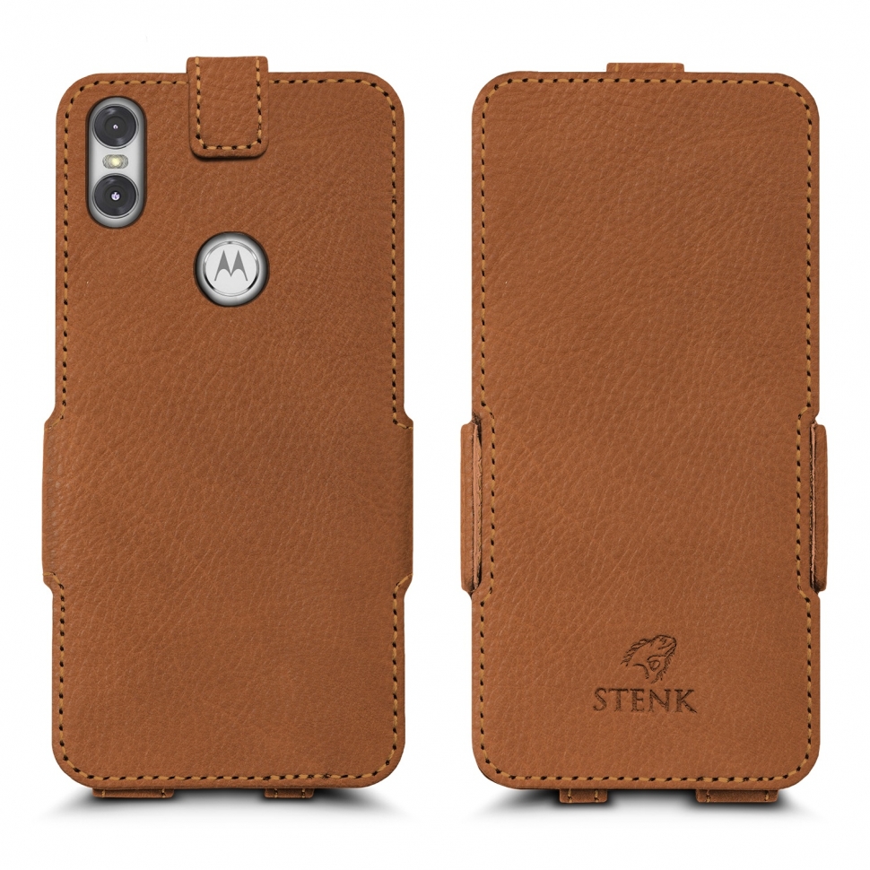 

Чехол флип Stenk Prime для Motorola One (XT1941-4) Camel