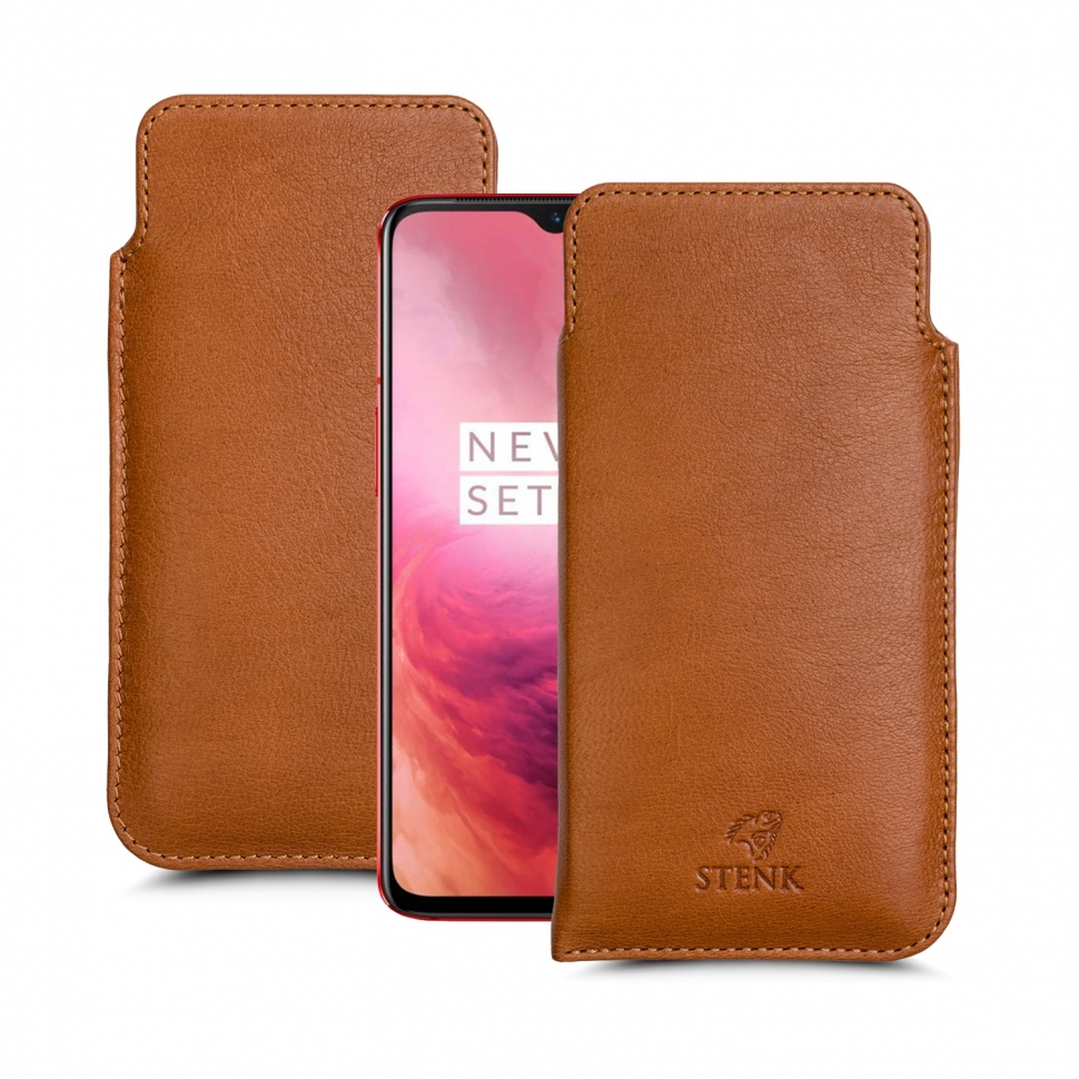 

Футляр Stenk Elegance для OnePlus 7 Camel