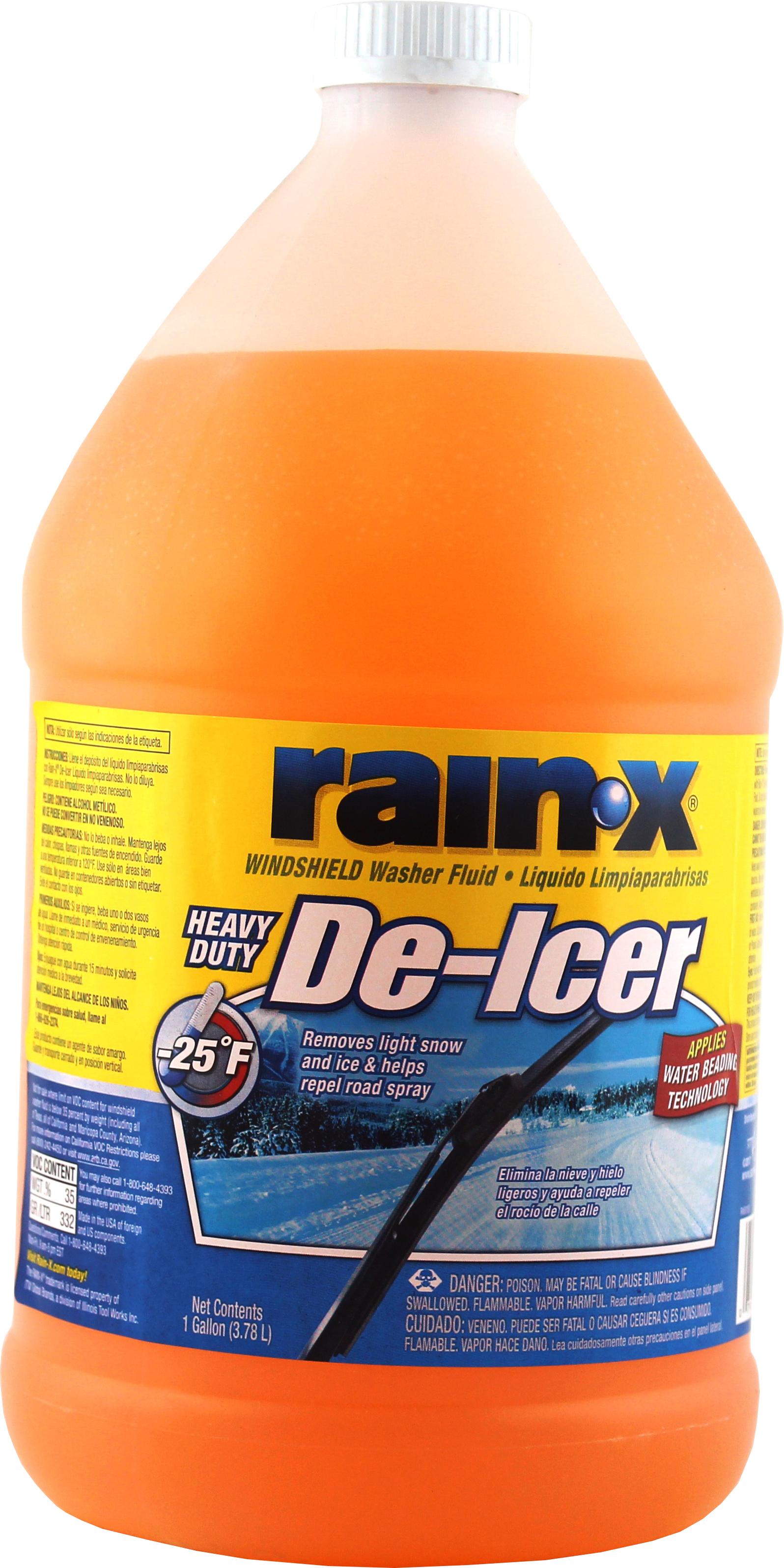 Антиобледенитель для стекол RAIN-X De-Icer 3.78 л (RX68106) – фото