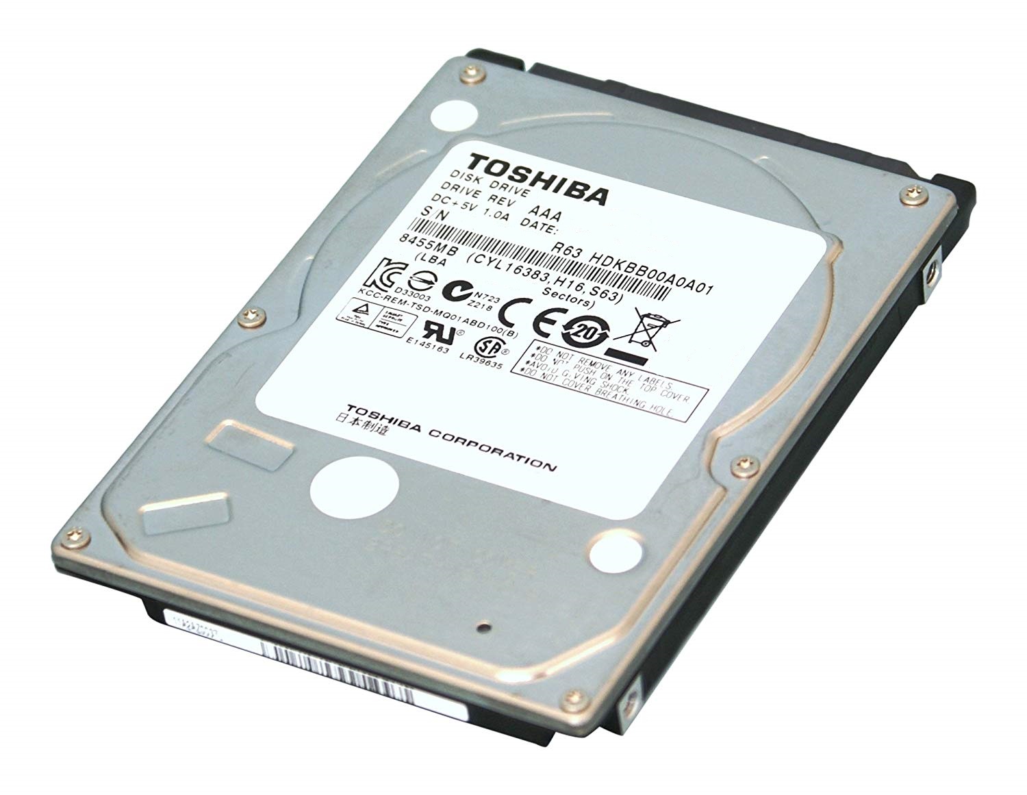 未使用】TOSHIA diskdrive mk1252gsx-