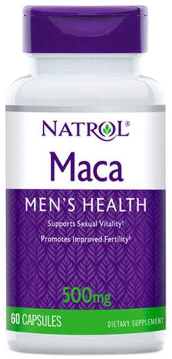 

Натуральная добавка Natrol l Maca Extract 500 мг 60 капсул (047469161569)